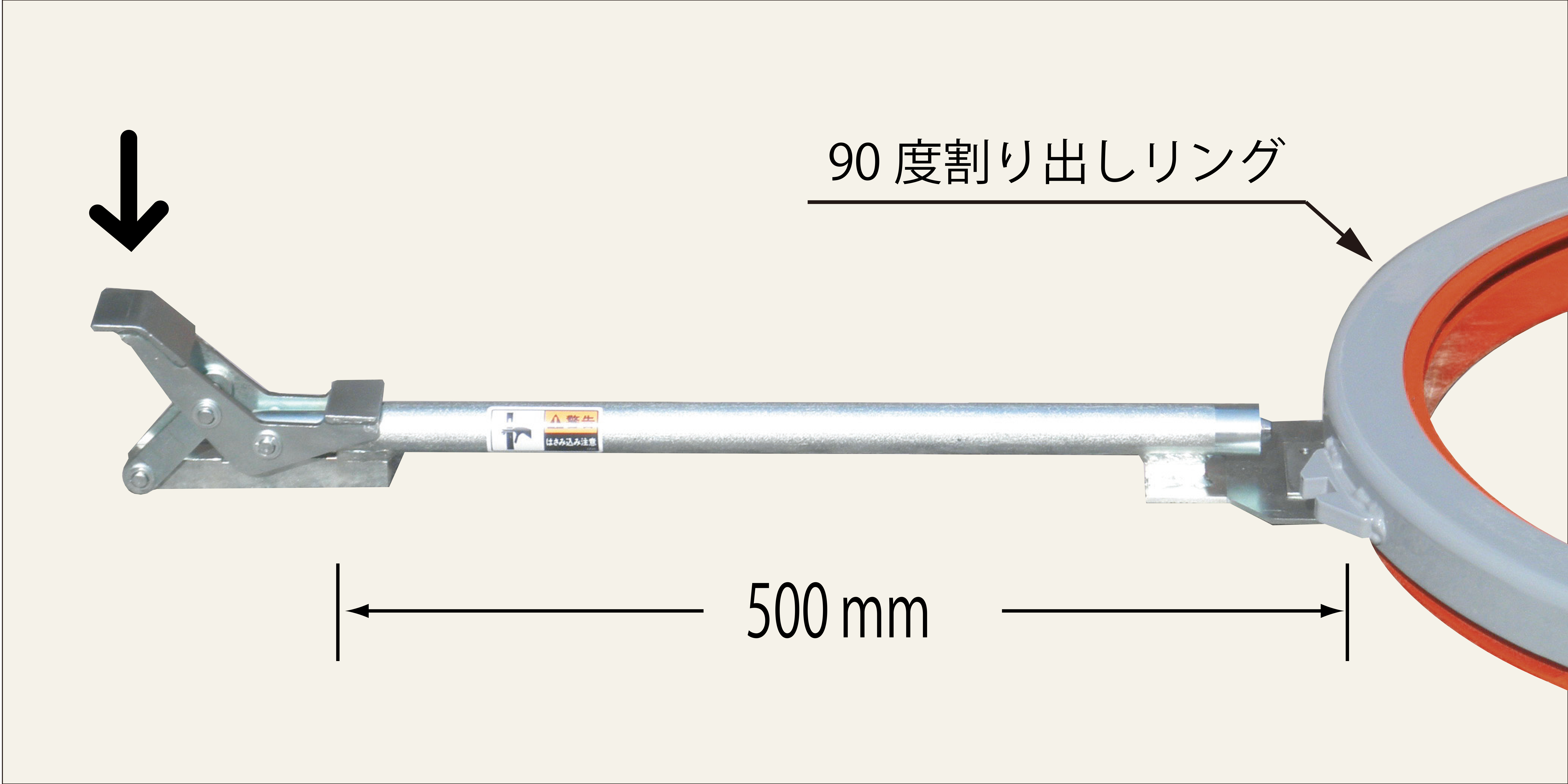 タイユー 回転台マワール ミドルタイプ イエロー1000kg 直径600mm PTM60 - 4